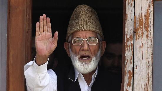 Kashmiri separatist leader Syed Ali Shah Geelani. (AP)