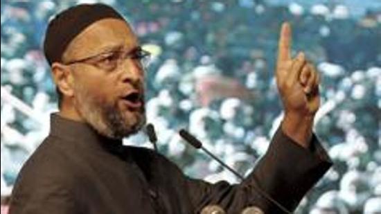 AIMIM president Asaduddin Owaisi has joined an alliance of small political parties to challenge the BJP in Uttar Pradesh assembly elections. (PTI Photo)