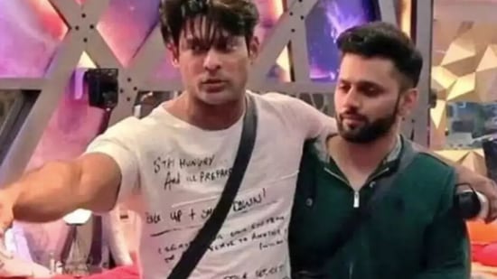 Sidharth Shukla and Rahul Vaidya on Bigg Boss.&nbsp;