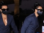 Ranveer Singh sports a double ponytail at the RC 15 launch. (Varinder Chawla.) Ranveer Singh sports a double ponytail at the RC 15 launch. (Varinder Chawla.)