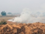 Smoke billows from paddy waste stubble as it burns in a field near Jewar, in the northern state of Uttar Pradesh. (File Photo / REUTERS) Smoke billows from paddy waste stubble as it burns in a field near Jewar, in the northern state of Uttar Pradesh. (File Photo / REUTERS)