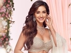 Disha Patani in ivory bralette and lehenga gives the most stunning bridesmaid look(Instagram/@dishapatani) Disha Patani in ivory bralette and lehenga gives the most stunning bridesmaid look(Instagram/@dishapatani)