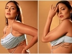 Esha Gupta nails this season's midriff-baring trend in the sexiest blue gown, all pics(Instagram/@eshagupta) Esha Gupta nails this season's midriff-baring trend in the sexiest blue gown, all pics(Instagram/@eshagupta)