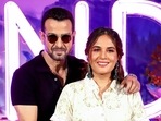 Bollywood actors Ronit Roy and Richa Chadha attend a promotional event for their series Candy.(PTI) Bollywood actors Ronit Roy and Richa Chadha attend a promotional event for their series Candy.(PTI)