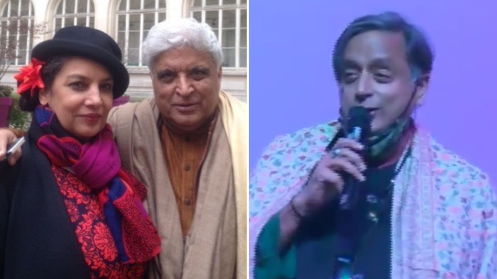 Shabana Azmi asks trolls to ‘just chill’ after Javed Akhtar’s dig at Shashi Tharoor’s Hindi