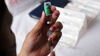 The Union health ministry’s dashboard showed that 30,434,537 doses of the vaccine have been administered to eligible beneficiaries in Kerala. (Bloomberg) The Union health ministry’s dashboard showed that 30,434,537 doses of the vaccine have been administered to eligible beneficiaries in Kerala. (Bloomberg)
