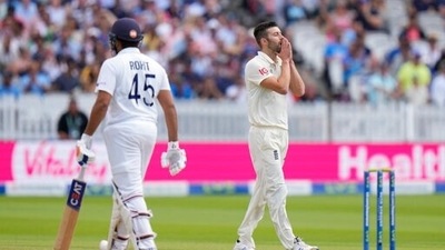 'You go through the whole line-up and think, well he's a great player: Mark Wood in awe of India's 'world-class' batting (AP) 'You go through the whole line-up and think, well he's a great player: Mark Wood in awe of India's 'world-class' batting (AP)