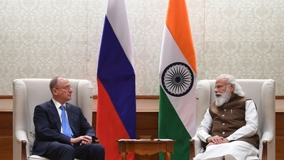PM Modi and Patrushev discussed India-Russia cooperation along with several international issues, news agency ANI reported quoting Russian Embassy. (Twitter/PM Narendra Modi) PM Modi and Patrushev discussed India-Russia cooperation along with several international issues, news agency ANI reported quoting Russian Embassy. (Twitter/PM Narendra Modi)
