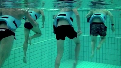 Deep water running can help you burn calories (YouTube)