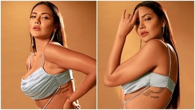 Esha Gupta nails this season's midriff-baring trend in the sexiest blue gown, all pics (Instagram/@eshagupta) Esha Gupta nails this season's midriff-baring trend in the sexiest blue gown, all pics (Instagram/@eshagupta)