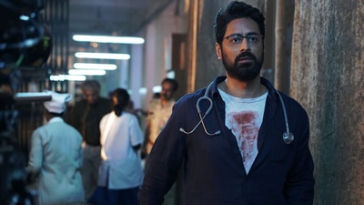 Mumbai Diaries 26/11 review: Mohit Raina in a still from the new Amazon Prime Video show. Mumbai Diaries 26/11 review: Mohit Raina in a still from the new Amazon Prime Video show.