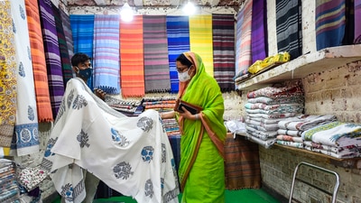 According to official estimates, minimum production in India from the PLI schemes is likely to surpass US$ 500 billion in five years. (PTI Photo/ Kamal Singh) According to official estimates, minimum production in India from the PLI schemes is likely to surpass US$ 500 billion in five years. (PTI Photo/ Kamal Singh)