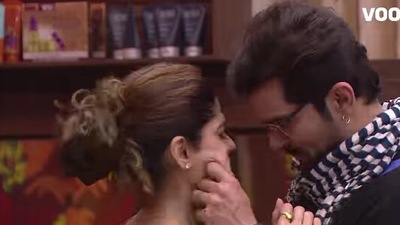 Shamita Shetty and Raqesh Bapat on Bigg Boss OTT. Shamita Shetty and Raqesh Bapat on Bigg Boss OTT.
