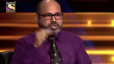 Contestant Tushar Bharadwaj on Kaun Banega Crorepati 13.