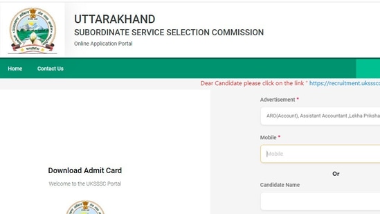 UKSSSC admit card 2021; Candidates who applied for these posts can download their admit cards from the official website of UKSSSC at sssc.uk.gov.in.( sssc.uk.gov.in)