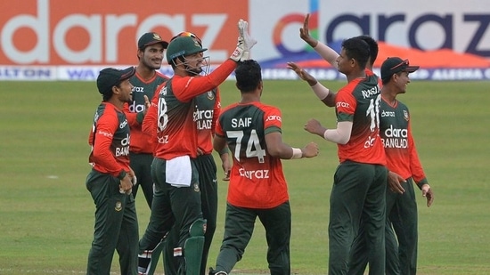 Bangladesh clinch first-ever T20 series win against New Zealand(TWITTER/ICC) Bangladesh clinch first-ever T20 series win against New Zealand(TWITTER/ICC)