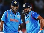 Raina reacts after Dhoni named mentor of Team India for T20 World Cup and Ashwin's (not in frame) return(Getty Images) Raina reacts after Dhoni named mentor of Team India for T20 World Cup and Ashwin's (not in frame) return(Getty Images)
