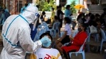 A healthcare worker takes a nasal swab sample from a person for a coronavirus disease (Covid-19) test, at a temple near Klong Toey slum community in Bangkok, Thailand (File Photo / REUTERS) A healthcare worker takes a nasal swab sample from a person for a coronavirus disease (Covid-19) test, at a temple near Klong Toey slum community in Bangkok, Thailand (File Photo / REUTERS)