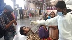 A health worker collects a nasal sample from a passenger for COVID-19 test, at the Chhatrapati Shivaji Maharaj terminus in Mumbai. (PTI Photo) A health worker collects a nasal sample from a passenger for COVID-19 test, at the Chhatrapati Shivaji Maharaj terminus in Mumbai. (PTI Photo)
