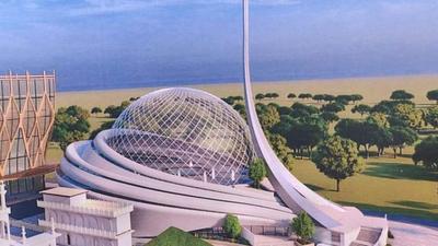 An artist’s impression of the proposed Dhannipur project in Ayodhya. (FILE PHOTO) An artist’s impression of the proposed Dhannipur project in Ayodhya. (FILE PHOTO)