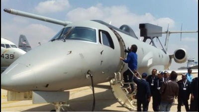 The first indigenously developed airborne early warning and control (AEW&C) system, called Netra, was handed over to the IAF on Feb 14, 2017, in Bengaluru. (HT photo) The first indigenously developed airborne early warning and control (AEW&C) system, called Netra, was handed over to the IAF on Feb 14, 2017, in Bengaluru. (HT photo)