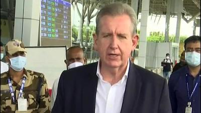 Australian envoy Barry O’Farrell on Thursday said that the country has made an initial offer of 3,000 humanitarian visas and is working with the UN commissioner for refugees on such issues. Australia has evacuated 3,600 people from Afghanistan so far. (ANI PHOTO.) Australian envoy Barry O’Farrell on Thursday said that the country has made an initial offer of 3,000 humanitarian visas and is working with the UN commissioner for refugees on such issues. Australia has evacuated 3,600 people from Afghanistan so far. (ANI PHOTO.)