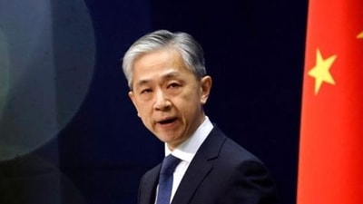 Chinese foreign ministry spokesman Wang Wenbin in Beijing. (Reuters file photo)