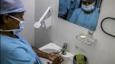 The outsourced nurses have also demanded that salary for the maternity leave period should be paid. (Pic for representation) The outsourced nurses have also demanded that salary for the maternity leave period should be paid. (Pic for representation)