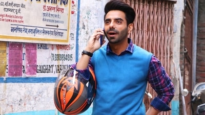 Aparshakti in a still from his new ZEE5 film, Helmet, Aparshakti in a still from his new ZEE5 film, Helmet,