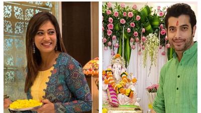 Shweta Tiwari and Sharad Malhotra feel the essence of Ganeshotsav has not changed amid the ongoing pandemic Shweta Tiwari and Sharad Malhotra feel the essence of Ganeshotsav has not changed amid the ongoing pandemic