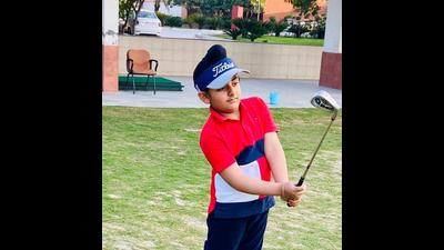 Chandigarh golfer Fatehvir Singh has taken part in over 75 competitions. (HT)