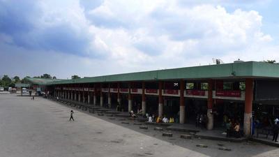 The Amar Shaheed Sukhdev Interstate Bus Terminal, Ludhiana, wearing a deserted look on Thursday. (Harsimar Pal Singh/HT) The Amar Shaheed Sukhdev Interstate Bus Terminal, Ludhiana, wearing a deserted look on Thursday. (Harsimar Pal Singh/HT)