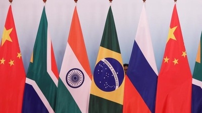 Flags of all 5 BRICS member states (Reuters) Flags of all 5 BRICS member states (Reuters)