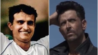 Hrithik Roshan seemed to be a popular choice to play Sourav Ganguly in the just-announced biopic. Hrithik Roshan seemed to be a popular choice to play Sourav Ganguly in the just-announced biopic.