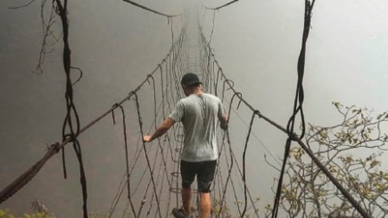 Mawsynramm, Meghalaya: The wettest place on earth, Mawsynramm, is 54km from Shillong and 148km from Guwahati. You can visit the misty village of Laitkynsew and the Nohkalikai Falls.(Instagram/@ourguestdiary)