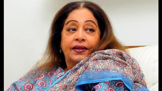 Chandigarh MP Kirron Kher on Tuesday said she is in communication with the UT’s administration for implementation of the Supreme Court’s order to improve the estate office’s working. (HT file)