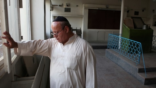 Zebulon Simentov began his journey out of Afghanistan on Friday and arrived in a "neighboring country" Wednesday (AP Photo/David Goldman, File) (AP)