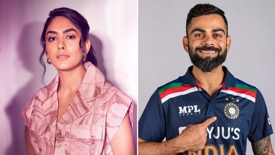 Mrunal Thakur said that there was a time when she was ‘madly in love’ with Virat Kohli. Mrunal Thakur said that there was a time when she was ‘madly in love’ with Virat Kohli.