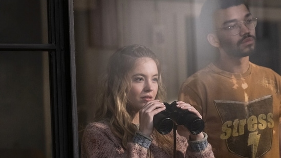 The Voyeurs movie review: Sydney Sweeney and Justice Smith in a still from the new Amazon Prime Video film.