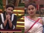 Bigg Boss OTT contestant Nishant Bhat imitates Shamita Shetty. Bigg Boss OTT contestant Nishant Bhat imitates Shamita Shetty.