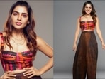 Samantha Ruth Prabhu aces a wild weekend look in satin bustier, chiffon palazzo