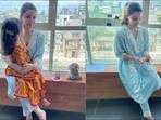 Soha Ali Khan, Inaaya Naumi Kemmu doll up for Ganesh Chaturthi in ethnic wear and we can't take our eyes off(Instagram/sakpataudi)