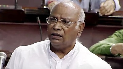 Leader of Opposition in Rajya Sabha Mallikarjun Kharge. (ANI file photo) Leader of Opposition in Rajya Sabha Mallikarjun Kharge. (ANI file photo)