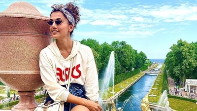 Taapsee Pannu doesn't miss her workout even during a holiday in Goa | Watch (Instagram/taapsee) Taapsee Pannu doesn't miss her workout even during a holiday in Goa | Watch (Instagram/taapsee)