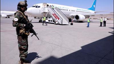 A member of Taliban forces stands guard next to a plane at Hamid Karzai International Airport in Kabul. America’s credibility might have been stonewashed in Afghanistan, but there is little reassurance needed to those nations committed to areas of interests well inside Biden’s geopolitical wheelhouse. These interests include managing China, investing in Quadrilateral alliances, and doubling down on new marketplaces and opportunities in the Indo-Pacific. (REUTERS) A member of Taliban forces stands guard next to a plane at Hamid Karzai International Airport in Kabul. America’s credibility might have been stonewashed in Afghanistan, but there is little reassurance needed to those nations committed to areas of interests well inside Biden’s geopolitical wheelhouse. These interests include managing China, investing in Quadrilateral alliances, and doubling down on new marketplaces and opportunities in the Indo-Pacific. (REUTERS)