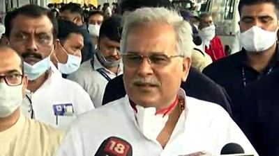 Chhattisgarh chief minister Bhupesh Baghel last week said he was pained by the comments attributed to his father Nand Kumar Baghel and underlined that no one is above the law (ANI)
