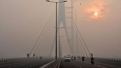 The 27-year-old man was contemplating taking his own life by jumping off the Signature Bridge. (PTI) The 27-year-old man was contemplating taking his own life by jumping off the Signature Bridge. (PTI)