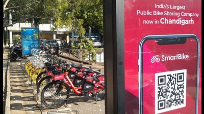 Some of the major projects that have taken off recently in Chandigarh under the Smart City project include public bike sharing and mining of legacy waste. (HT file) Some of the major projects that have taken off recently in Chandigarh under the Smart City project include public bike sharing and mining of legacy waste. (HT file)