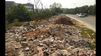 In Chandigarh, it is mandatory for all generators of C&D waste — public or private, from a dwelling unit or a shop to an industrial unit or government department — to shift the malba to the processing plant at the Industrial Area, Phase 1. (HT FIle Photo)