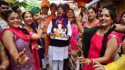 Ganesh Chaturthi, also known as Vinayak Chaturthi is dedicated to the Lord of new beginnings, Ganesha. The festival is celebrated with much grandeur in every part of the country, especially in Maharashtra. Here are a few pictures of Ganesh Chaturhti celebrations across India. (PTI) Ganesh Chaturthi, also known as Vinayak Chaturthi is dedicated to the Lord of new beginnings, Ganesha. The festival is celebrated with much grandeur in every part of the country, especially in Maharashtra. Here are a few pictures of Ganesh Chaturhti celebrations across India. (PTI)